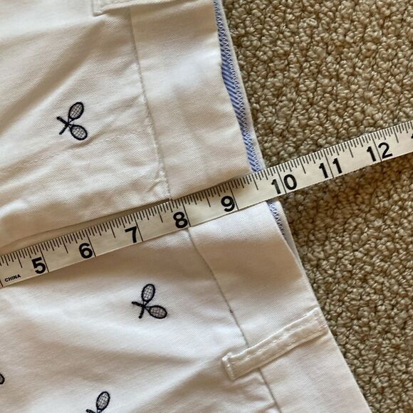 NEW J. Crew Tennis Racket 6” Chino Shorts White Size 2 Thick Fabric Bottoms NWOT - Picture 7 of 10